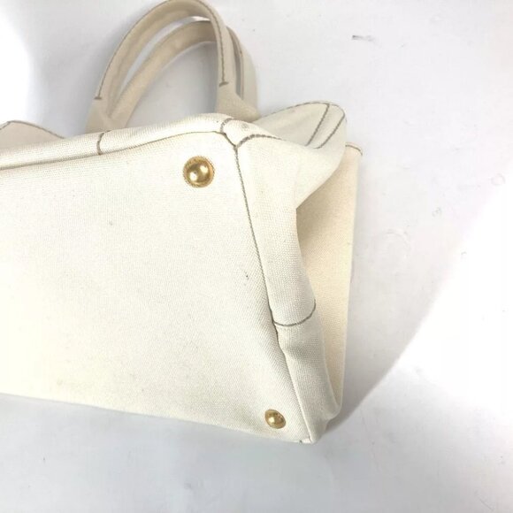 PRADA Logo Plate Canapa CANAPA Hand Bag - Picture 7 of 15